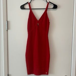 Red Guess dress